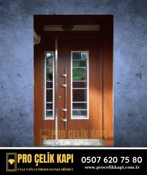 Bayraklı Bina Kapısı - Model 21